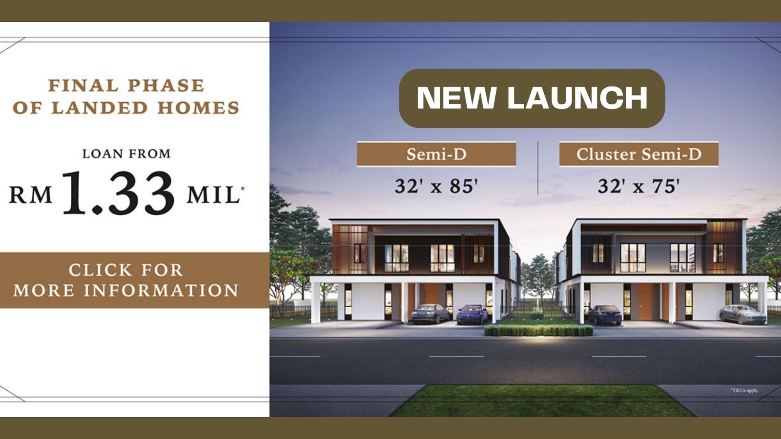 New 2storey Semi-D house with luxury environment