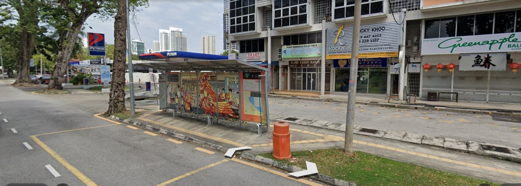 1st floor SHOPLOT at Jalan BURMAH office use Pulau