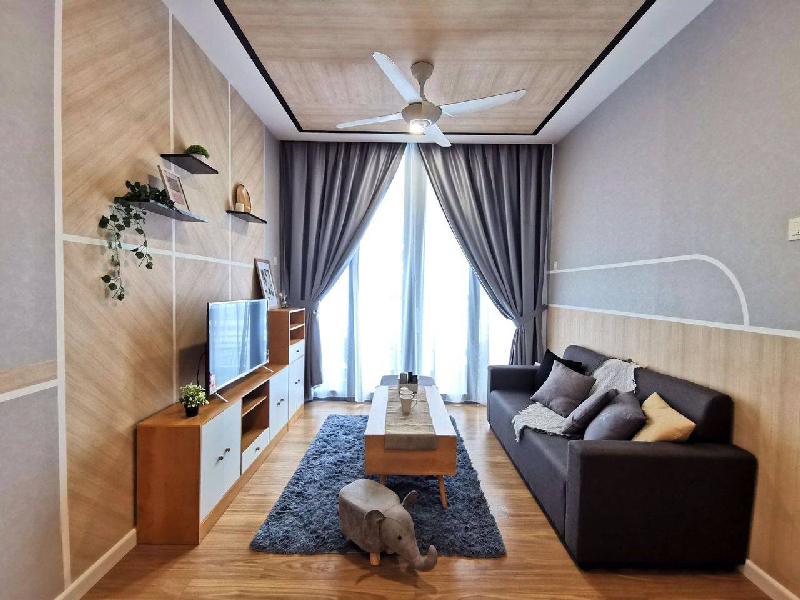 FULLY FURNISHED Lakefront Residence Cyberjaya Condominium with cozy ID Design - photo 1