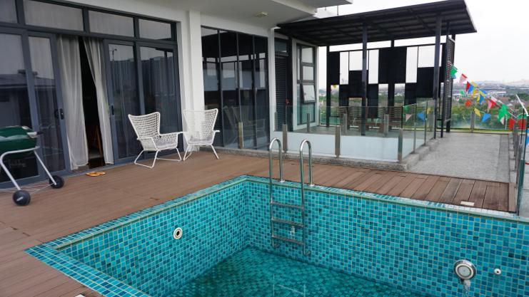 3 storey bungalow Hijauan Enklaf, Setia Alam