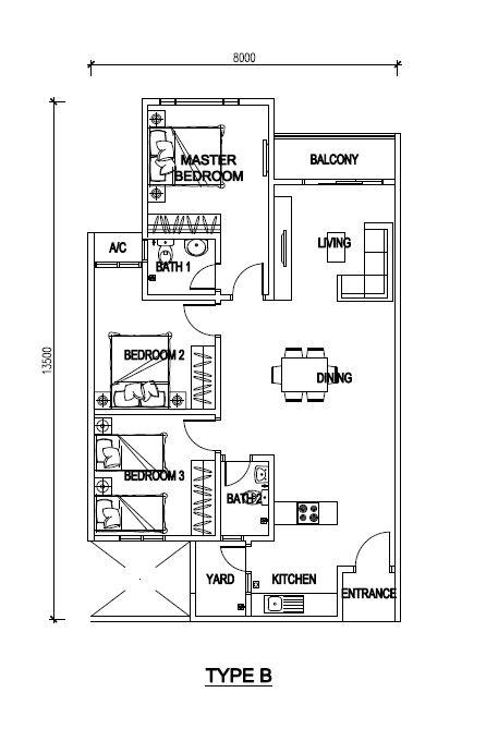 Freehold Non Bumi Corner Residensi Zamrud - photo 7