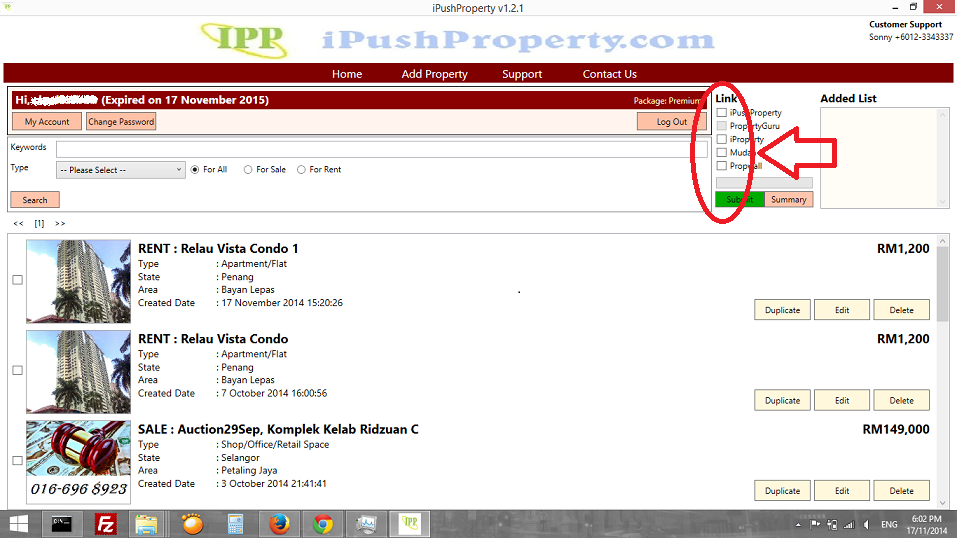 I pUsh Property Choose Portal